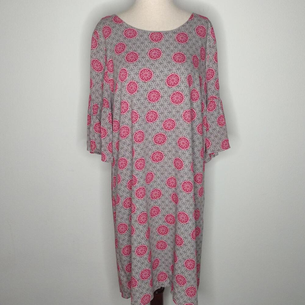 NWOT Skies Are Blue Women's Gray/Pink Dress Size Large